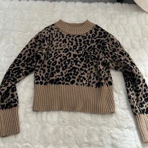 Leopard print sweater